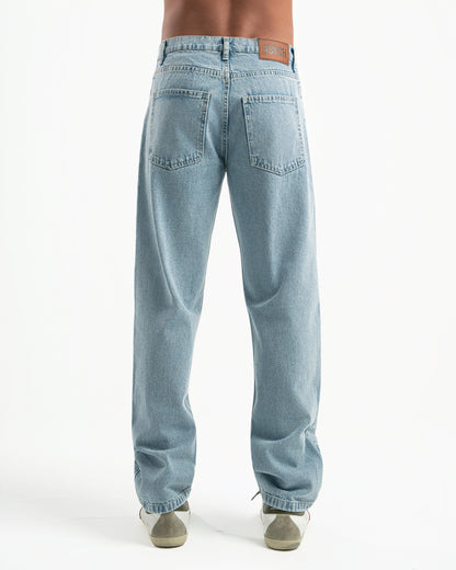 Light Blue Men Straight Jeans