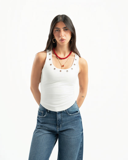 Mid Blue Women Straight Jeans
