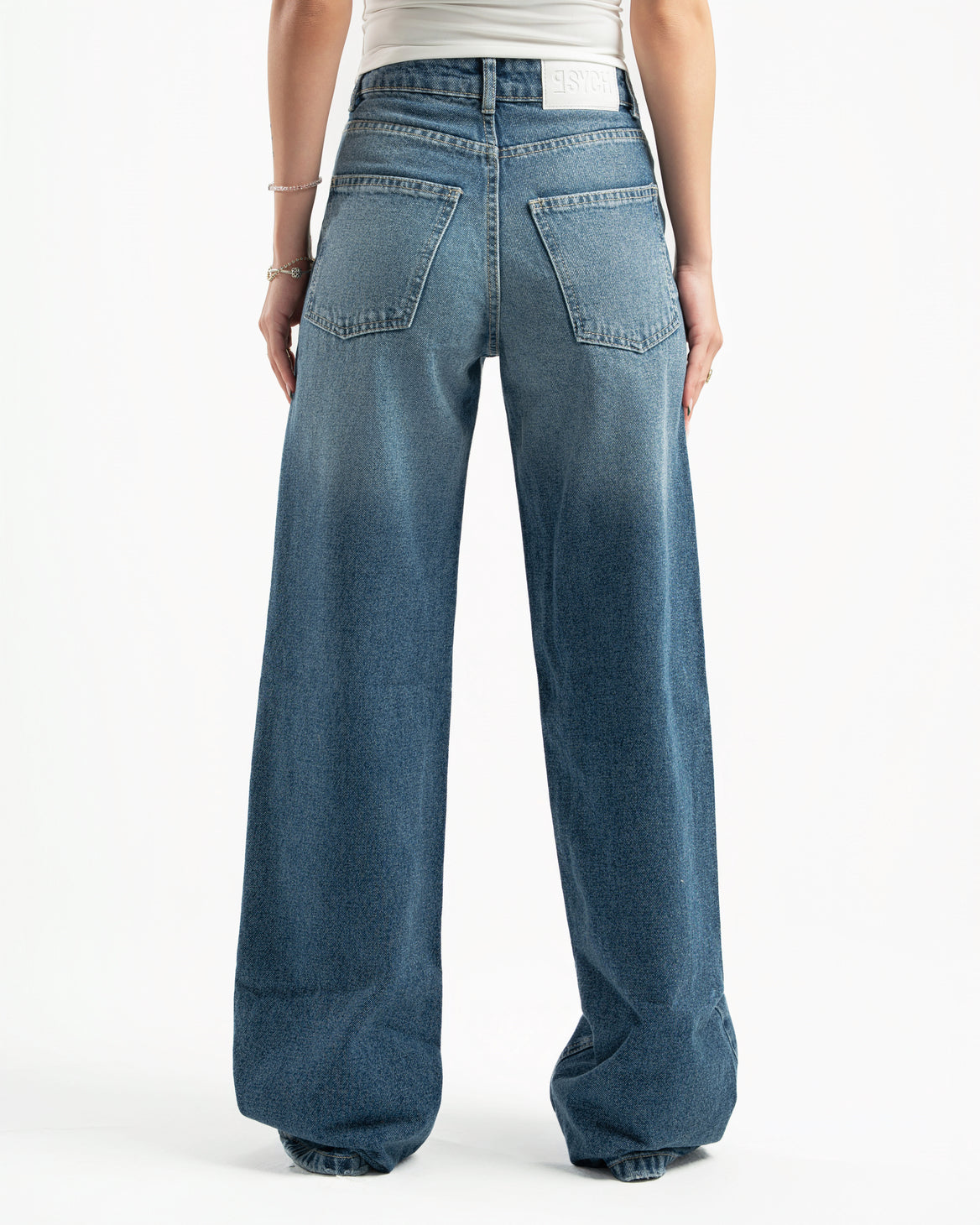 Mid Blue Women Straight Jeans
