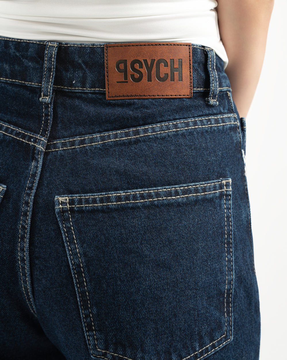 Navy Women Straight Jeans