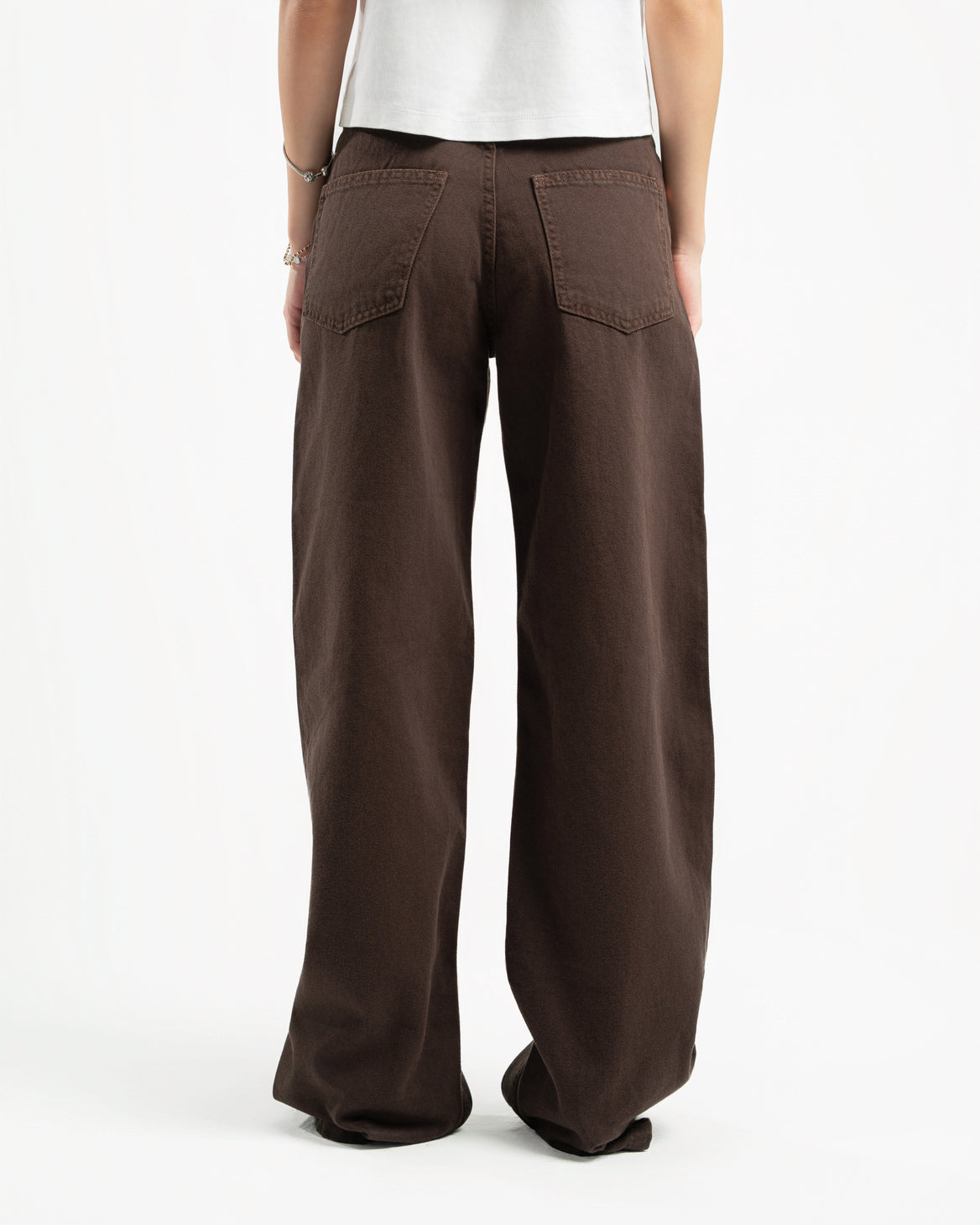 Brown Women Straight Jeans