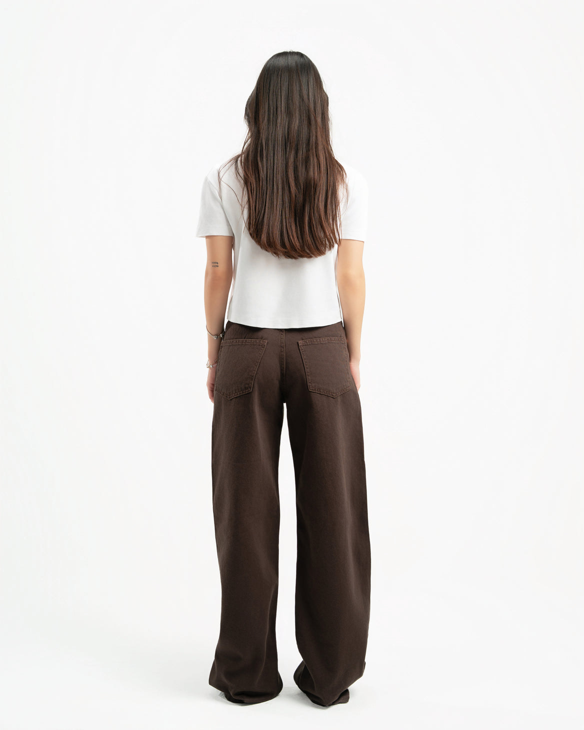 Brown Women Straight Jeans