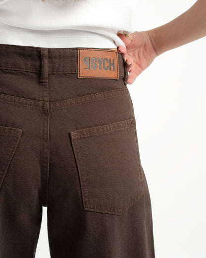 Brown Women Straight Jeans