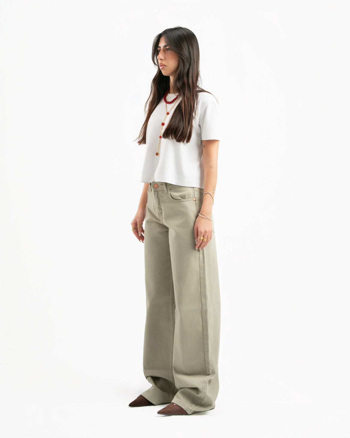 Sand Women Straight Jeans