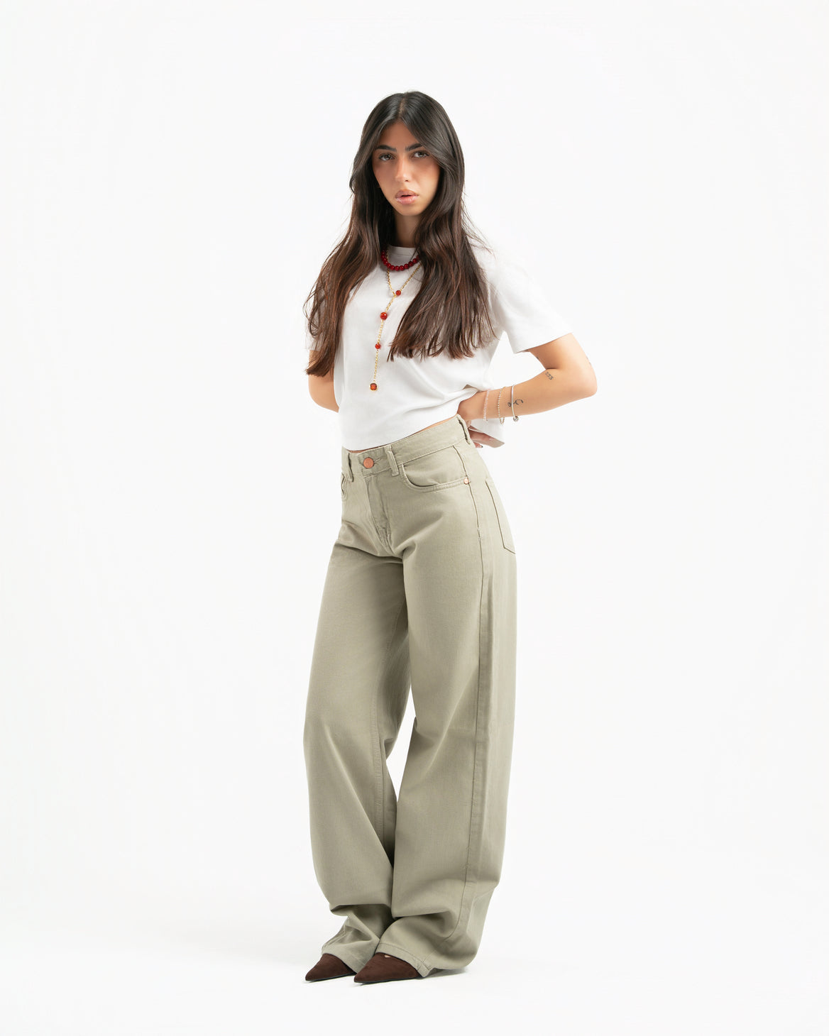 Sand Women Straight Jeans