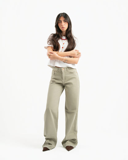 Sand Women Straight Jeans