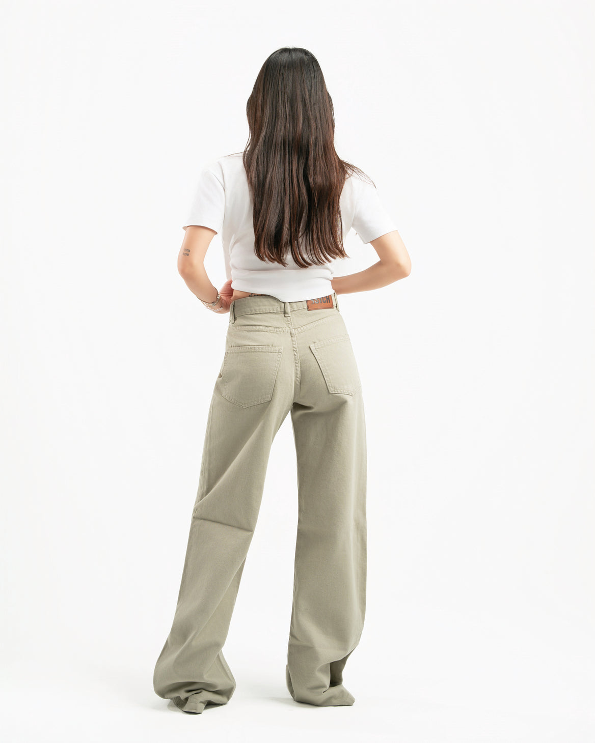 Sand Women Straight Jeans