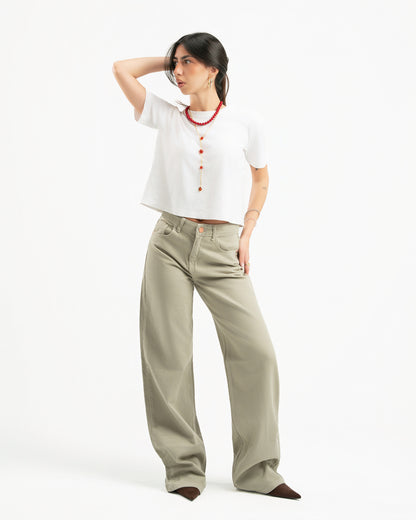 Sand Women Straight Jeans