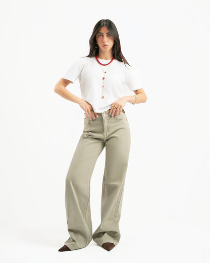 Sand Women Straight Jeans