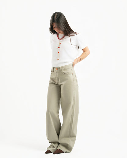 Sand Women Straight Jeans