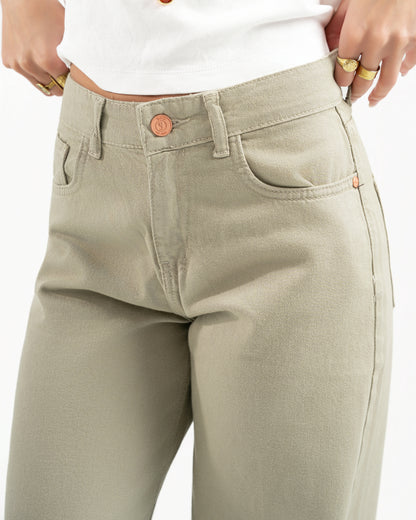 Sand Women Straight Jeans