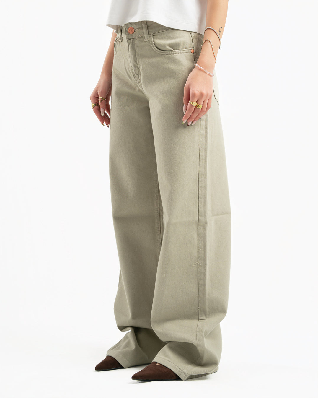 Sand Women Straight Jeans