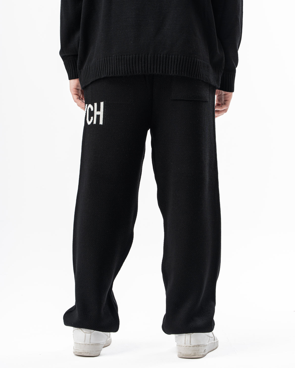 PSYCH BLACK KNITTED PANTS