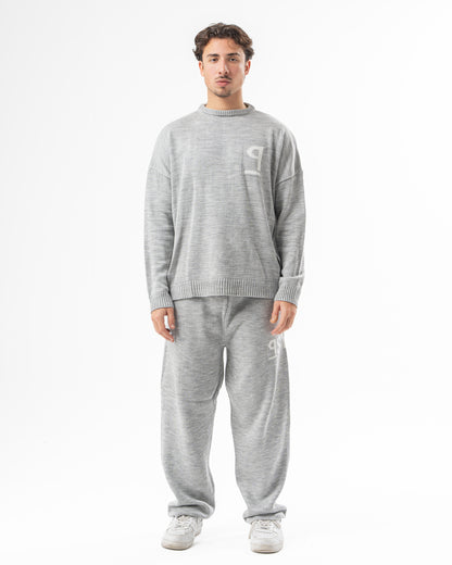 PSYCH GREY KNITTED PANTS