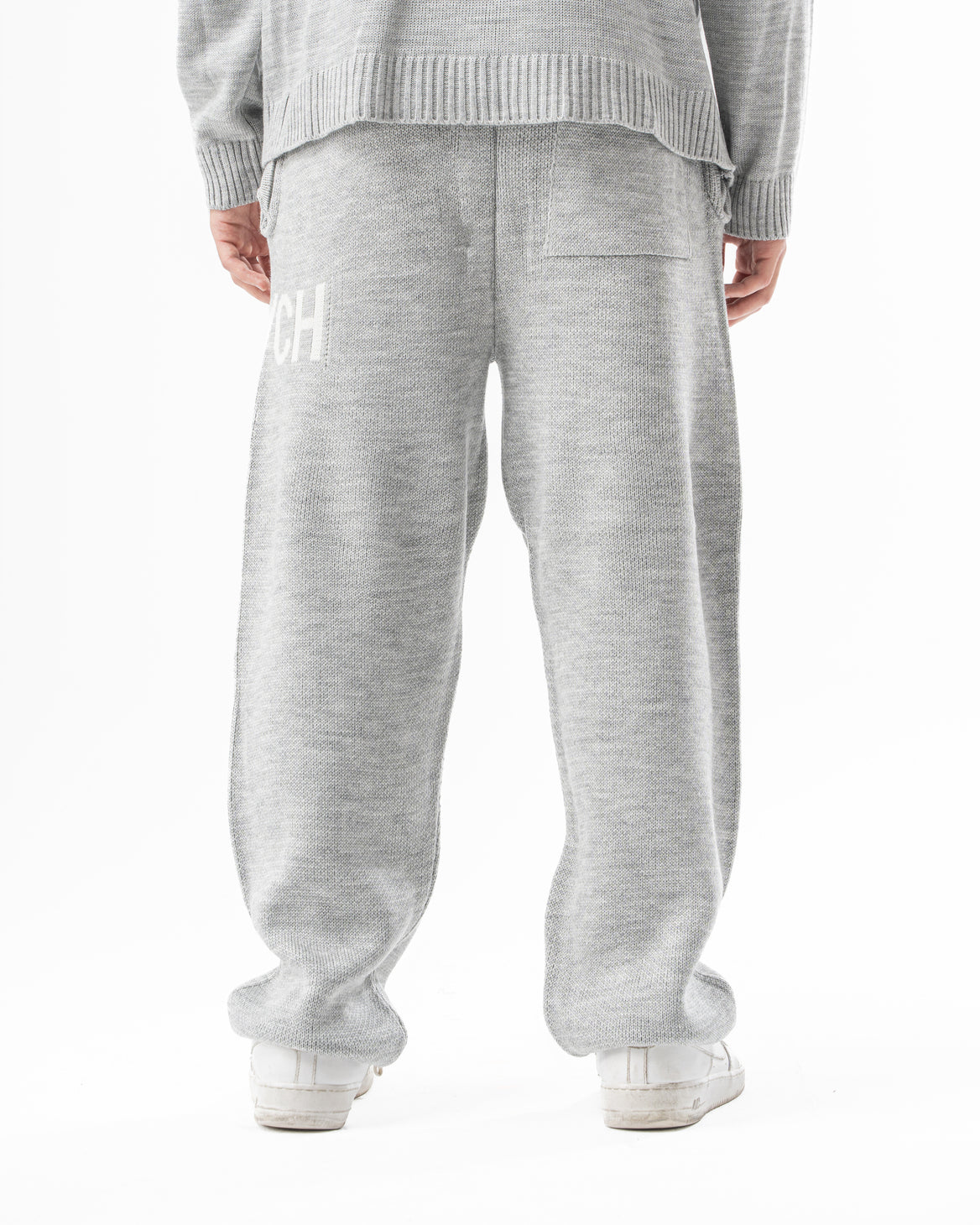 PSYCH GREY KNITTED PANTS