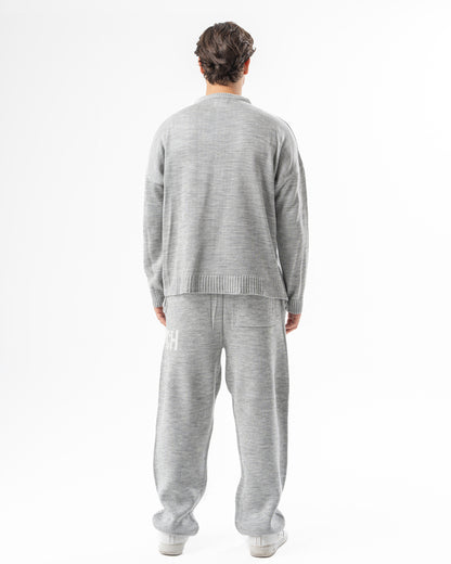 PSYCH GREY KNITTED PANTS