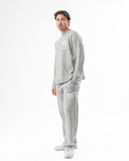 PSYCH GREY KNITTED PANTS