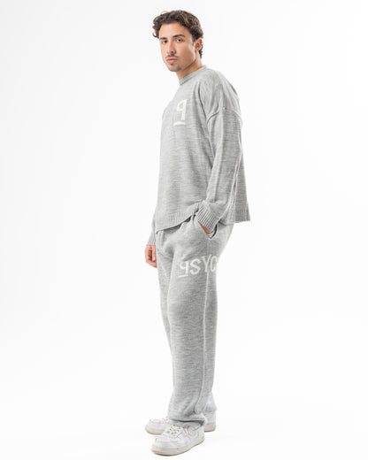 PSYCH GREY KNITTED PANTS