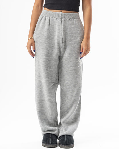 PSYCH GREY KNITTED PANTS