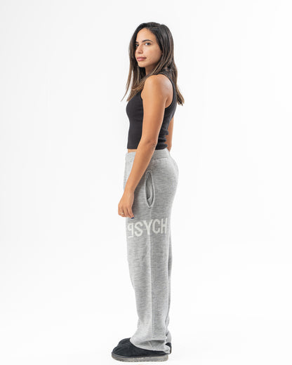 PSYCH GREY KNITTED PANTS