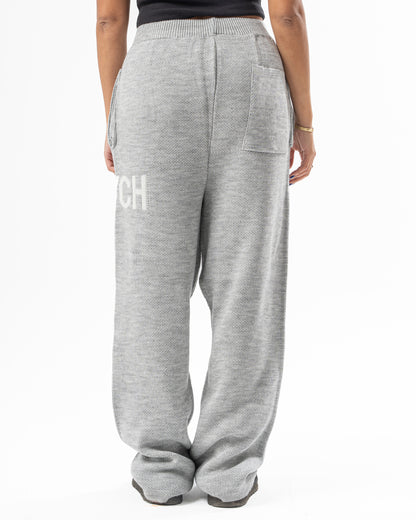 PSYCH GREY KNITTED PANTS