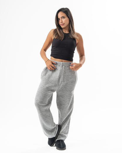 PSYCH GREY KNITTED PANTS