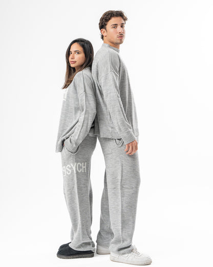 PSYCH GREY KNITTED PANTS