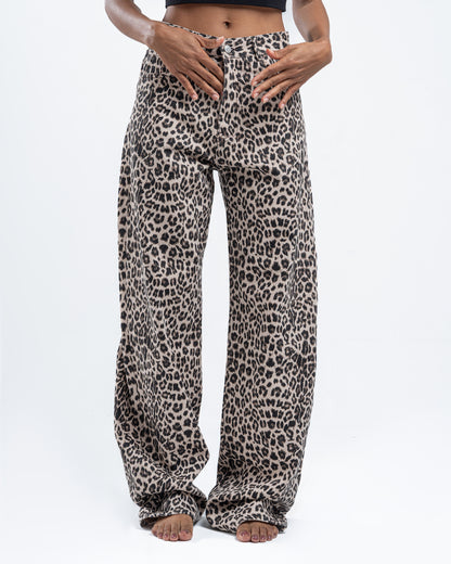 Leopard Patterned Pants