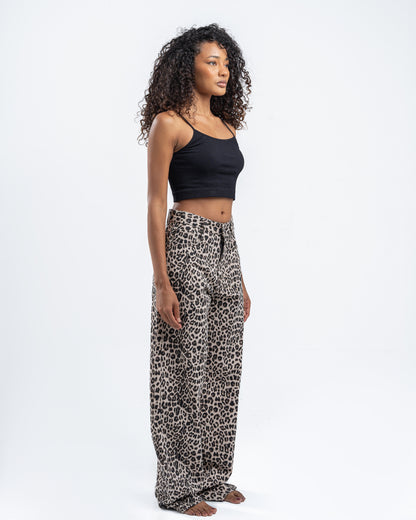 Leopard Patterned Pants