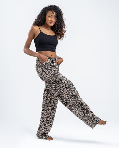 Leopard Patterned Pants