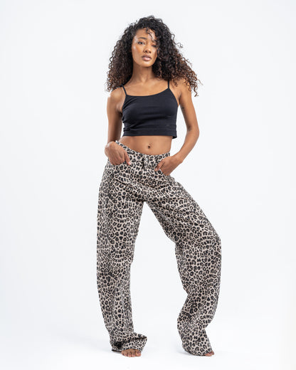 Leopard Patterned Pants