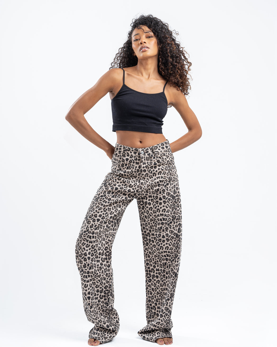 Leopard Patterned Pants