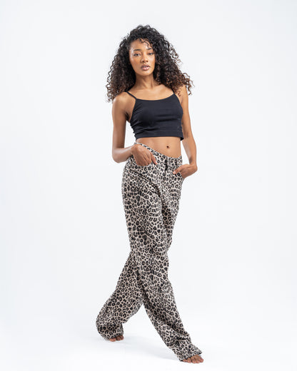 Leopard Patterned Pants