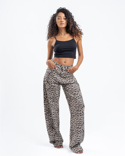 Leopard Patterned Pants