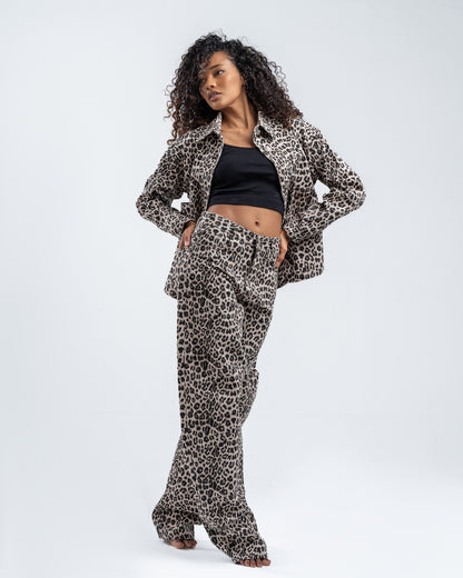 Leopard Patterned Pants