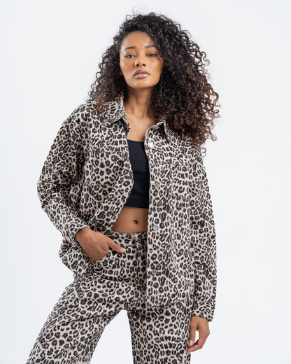 Leopard Patterned Jacket