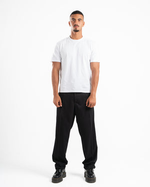 Classic Pleated Pants in Black