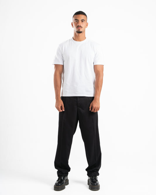 Classic Pleated Pants in Black