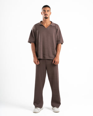 Brown Knit Pants