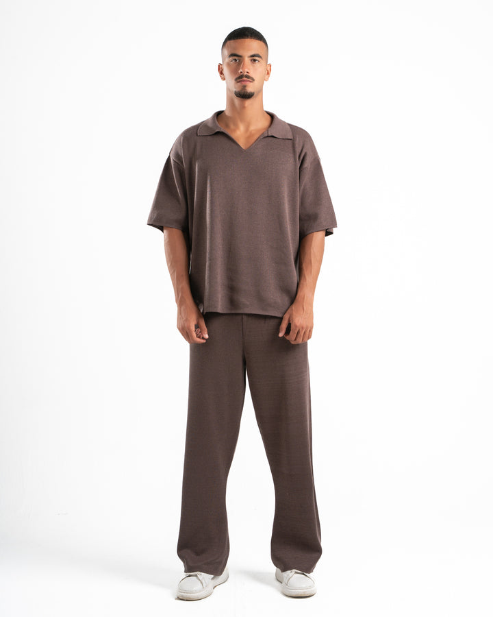 Brown Knit Pants