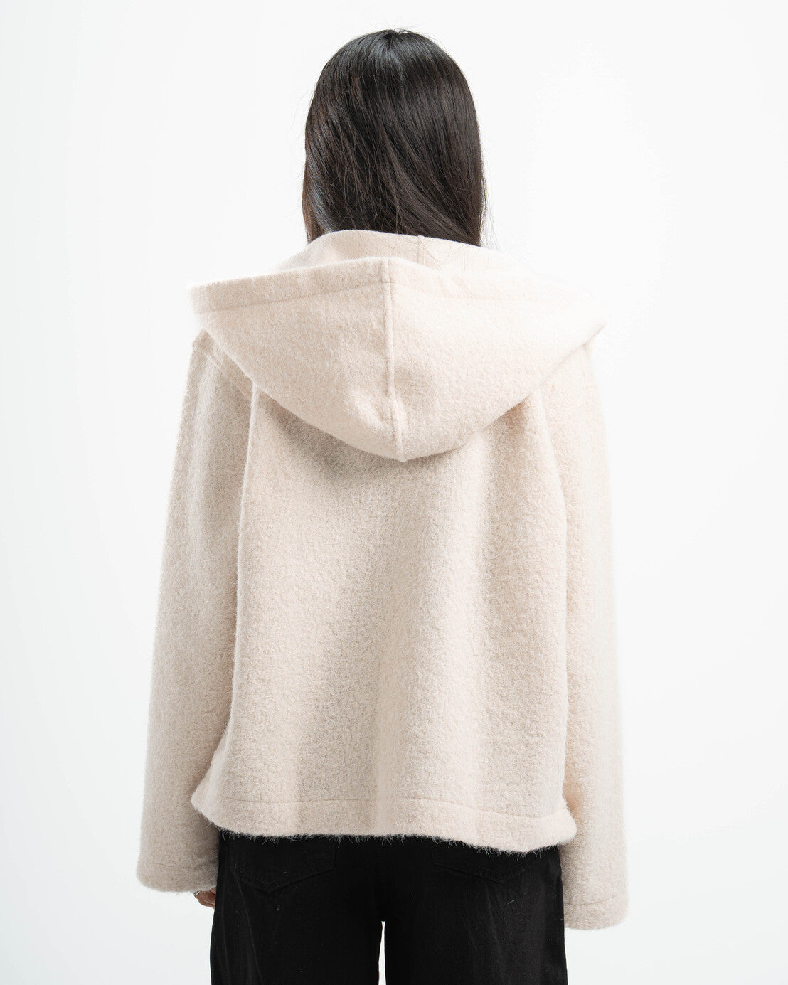 WHITE MOHAIR JACKET