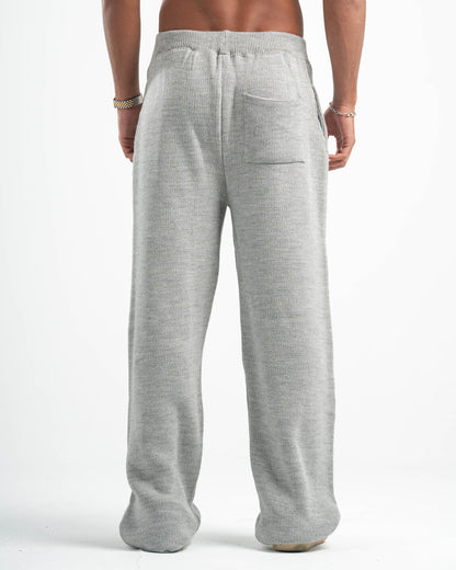 PSYCH GREY KNITTED PANTS