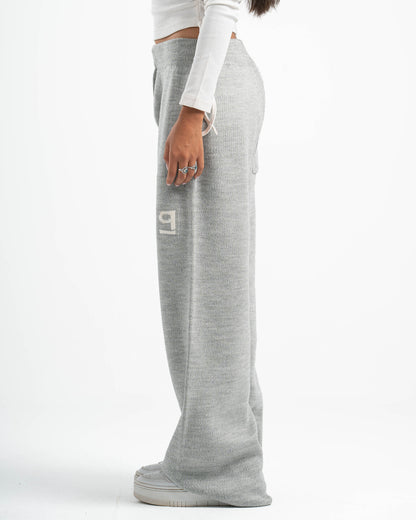 PSYCH GREY KNITTED PANTS