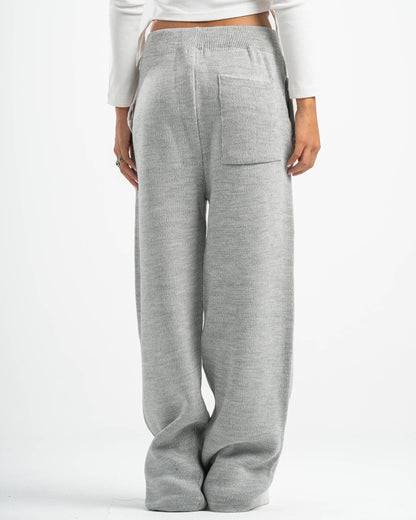 PSYCH GREY KNITTED PANTS