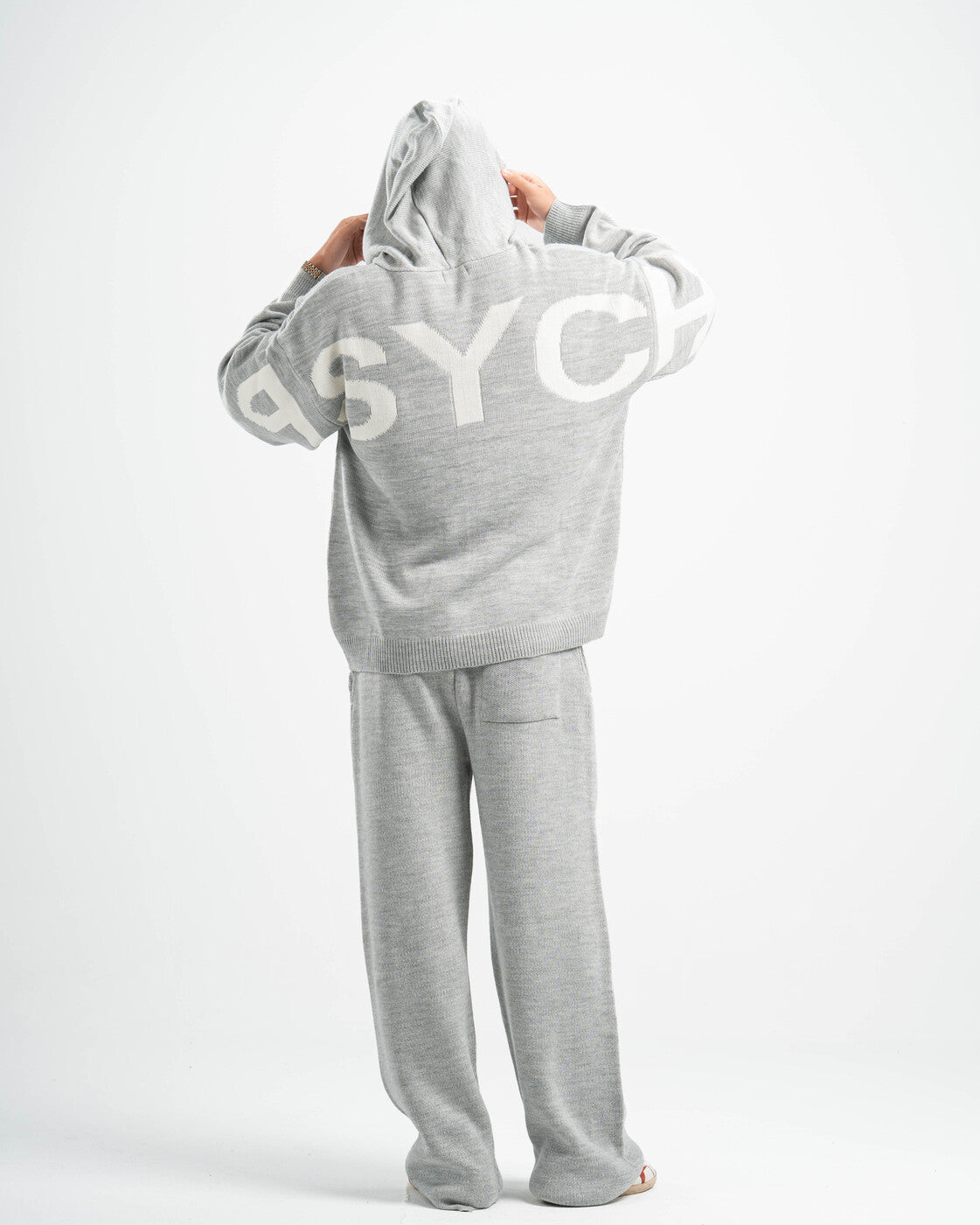 PSYCH GREY KNITTED PANTS