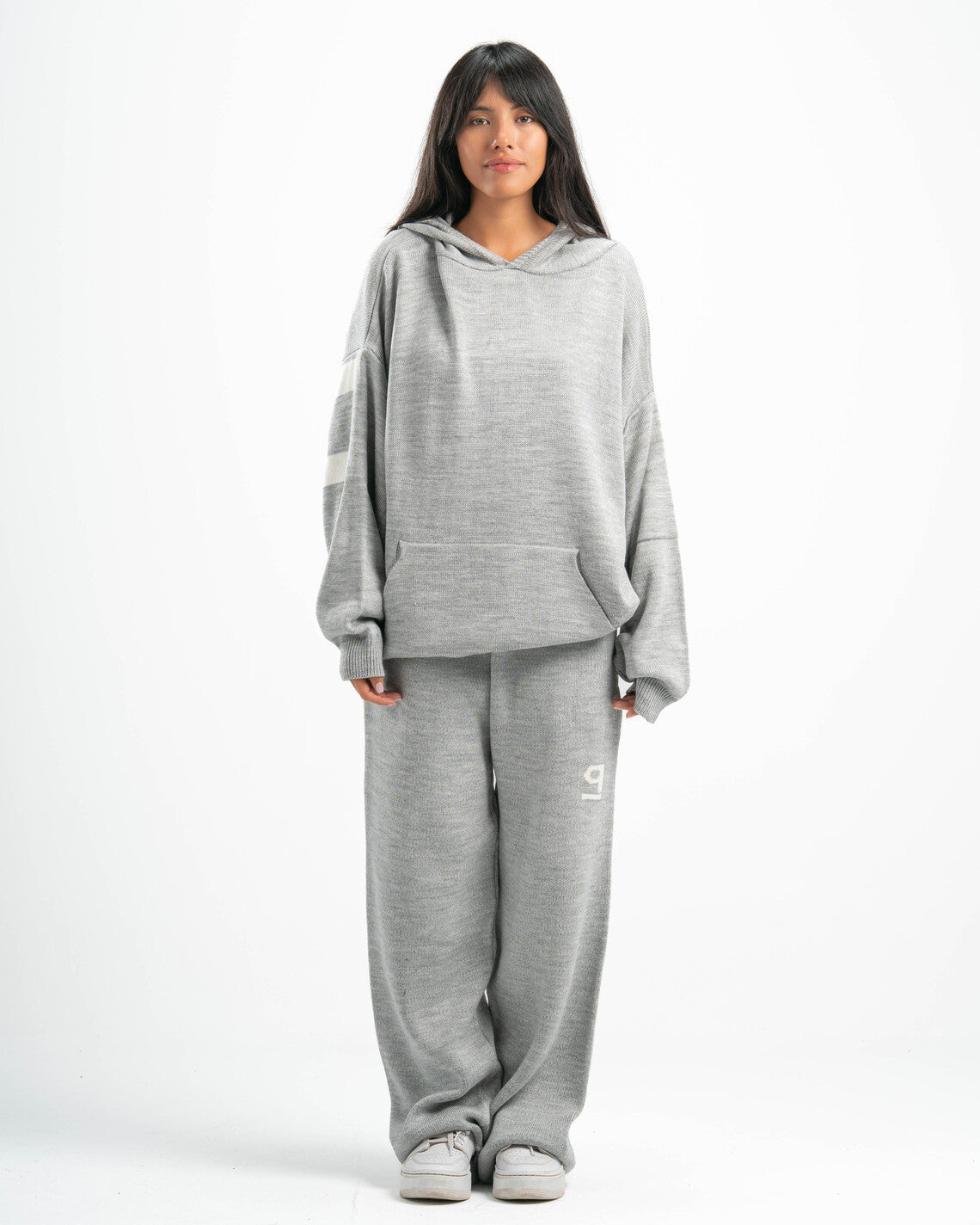 PSYCH GREY KNITTED PANTS