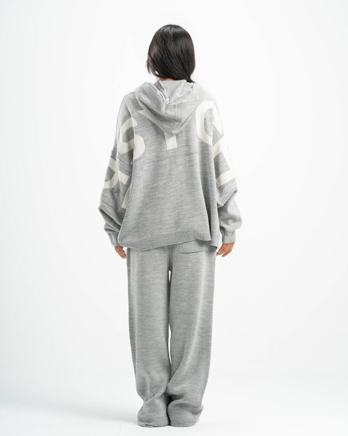 PSYCH GREY KNITTED PANTS