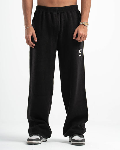PSYCH BLACK KNITTED PANTS