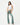 Flared Jeans in Washed Green