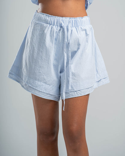 BABY BLUE COASTAL SHORTS